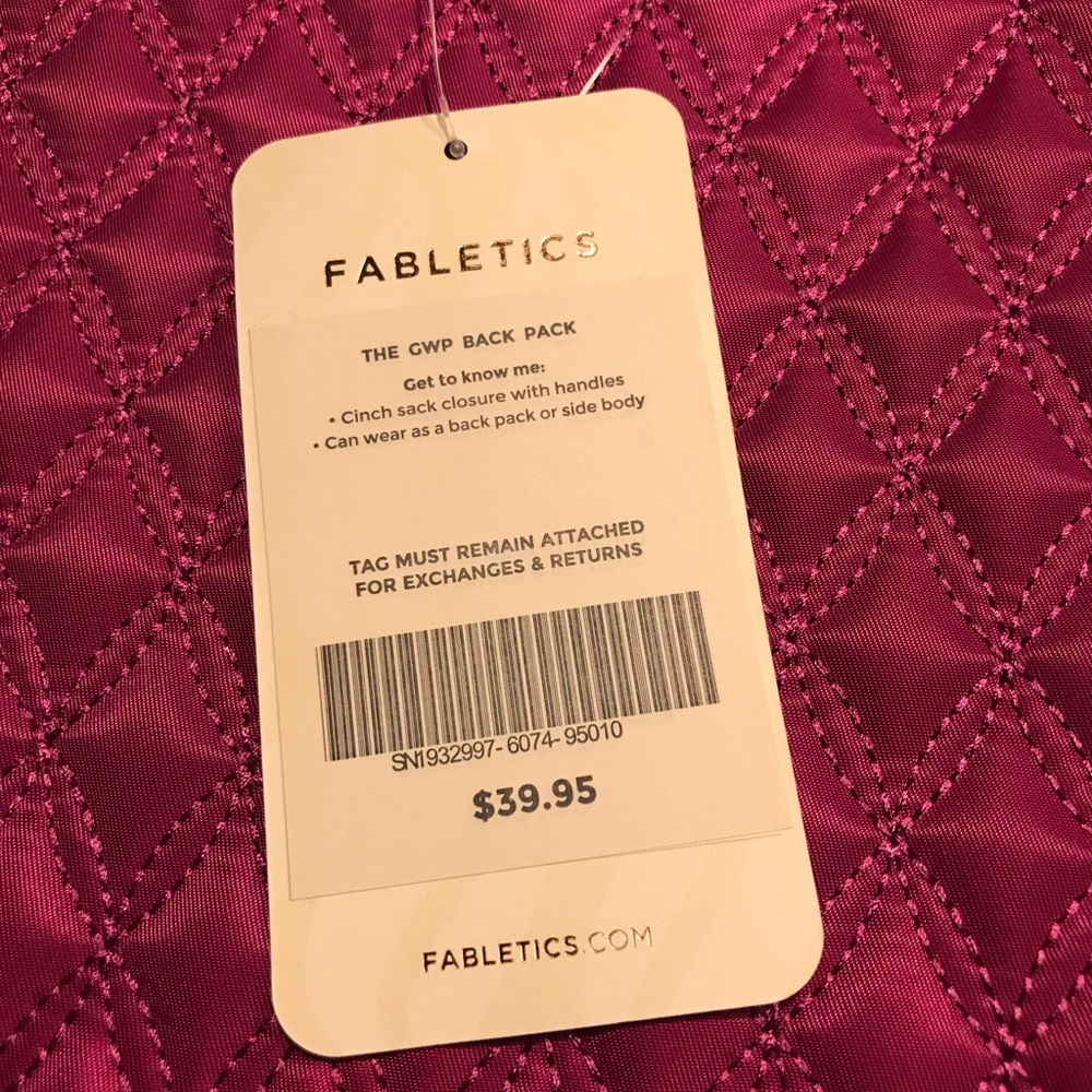 🔹Fabletics Drawstring Bag - Picture 3 of 5